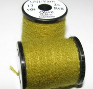 UNI- Yarn 17 yds 2x  olive